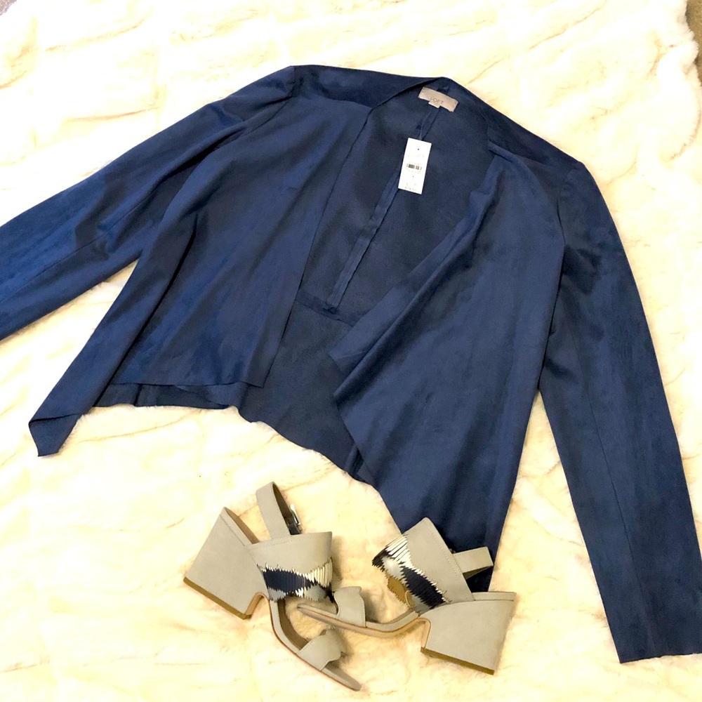 LOFT faux suede jacket